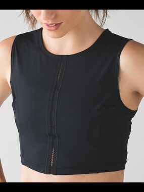 Lululemon Sculpt It Crop Tank Size 6